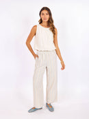 Soul Searching Bubble Top in Ivory - front view
