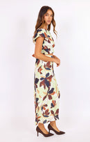 Day In The City Top in Lime-Multi - mood image