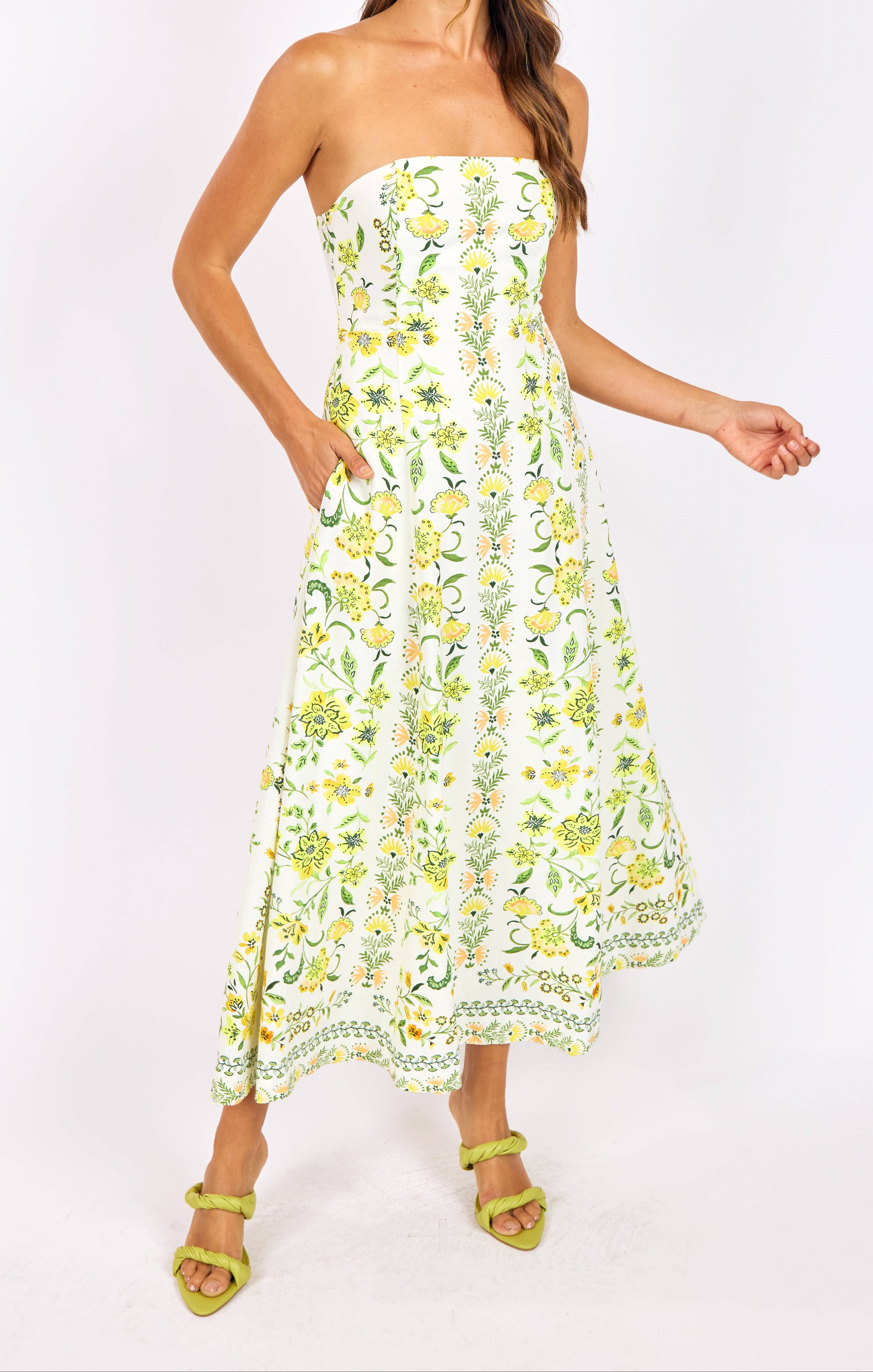 Dandelion Dreams Tube Maxi Dress