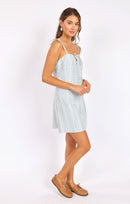 Flying Kite Mini Dress in Blue Ivory - mood image