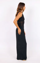 Something To Desire Knit Tank in Black - mood image