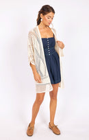 Charlottes Web Cardigan in Cream - mood image