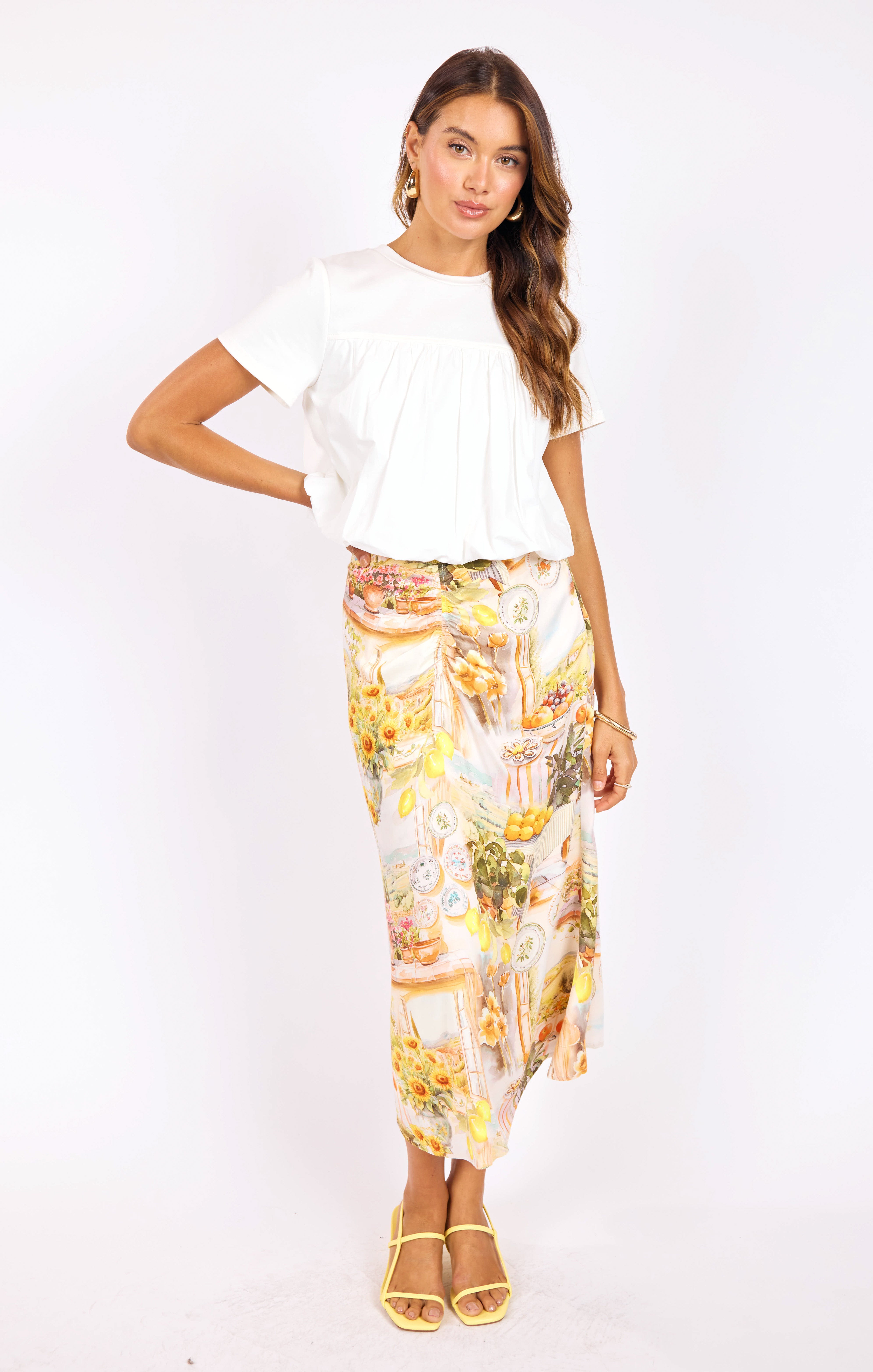 Limoncello Midi Skirt