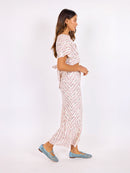 Rosebud Maxi Skirt in Pink Multi - mood image