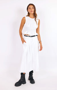 Central Park Midi Skirt W Belt