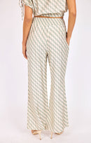 Light A Spark Pull On Pants in Sage Cream - back crop view