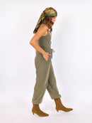 Gila Knit Jumpsuit in Sage - mood image