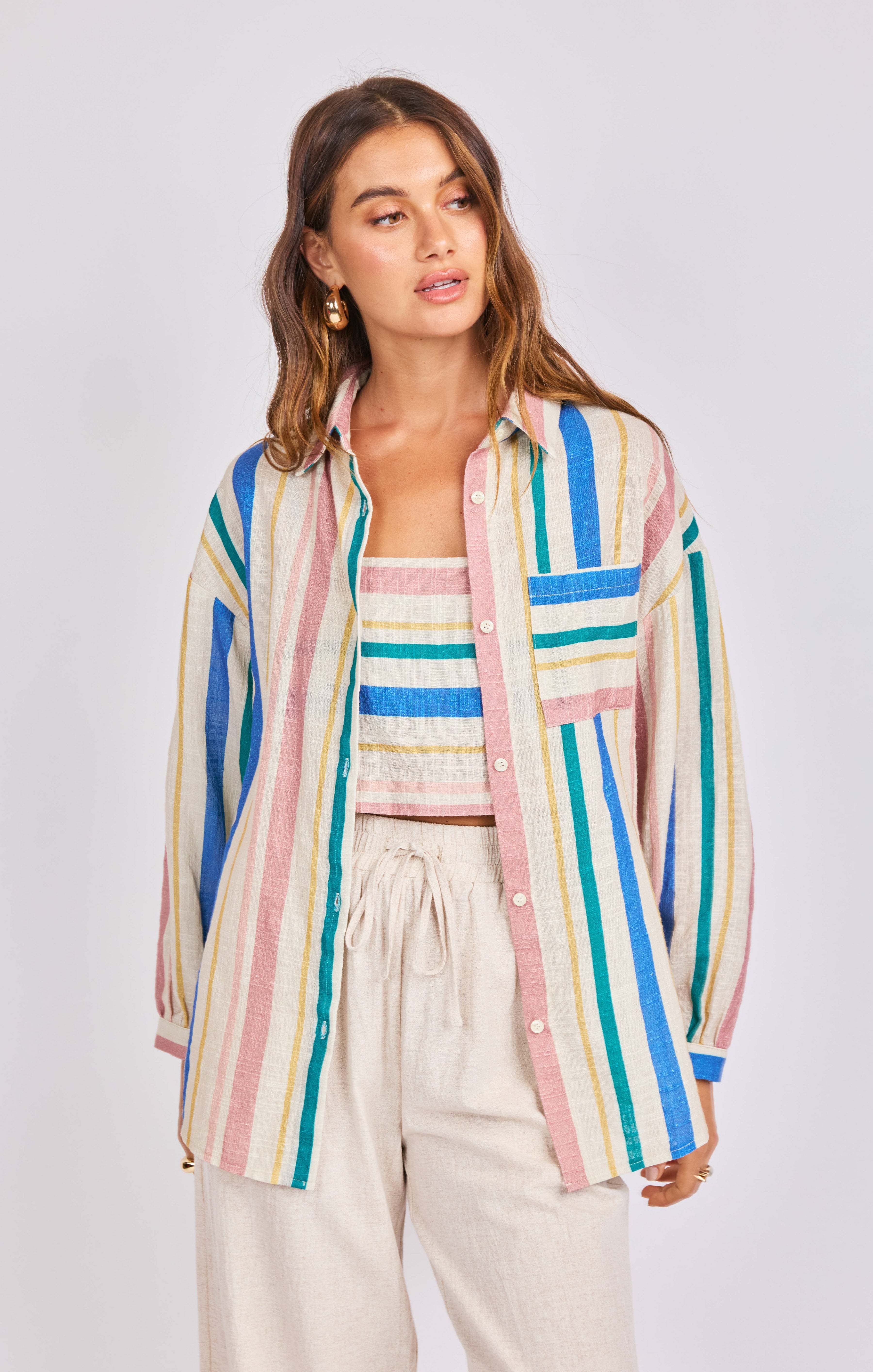 Sail Away Button Up