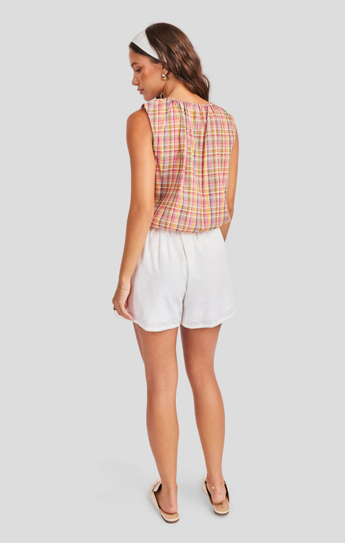Beachside Leisure Tank in Multi - back view