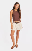 Riptide Embroidered Tank in Color - mood image