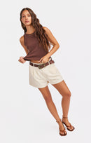 Riptide Embroidered Tank in Color - back view