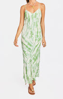 Tropical Storm Slip Dress in Color - front crop view
