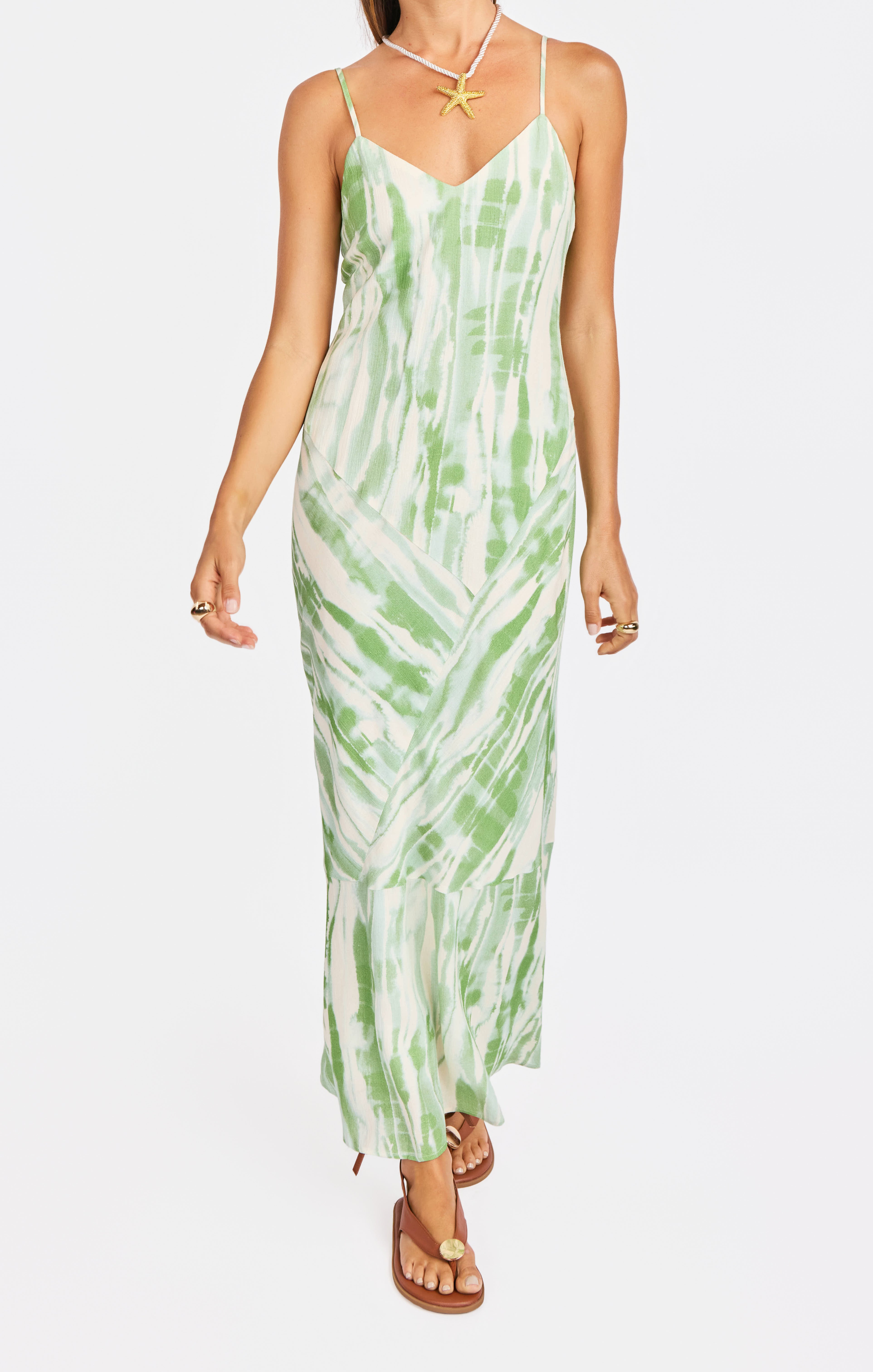 Tropical Storm Slip Dress