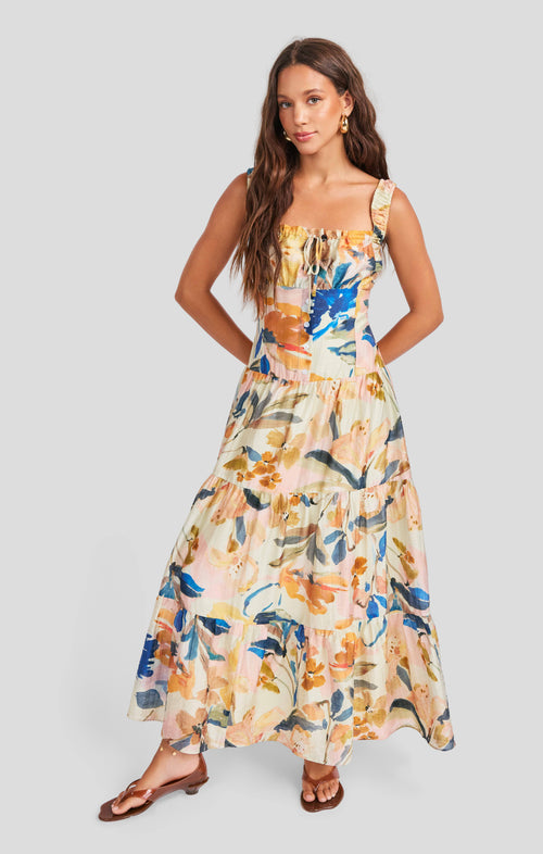 Mangrove Maxi Dress in Multi - front view