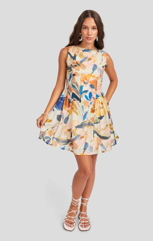 Mangrove Mini Dress in Multi - front view