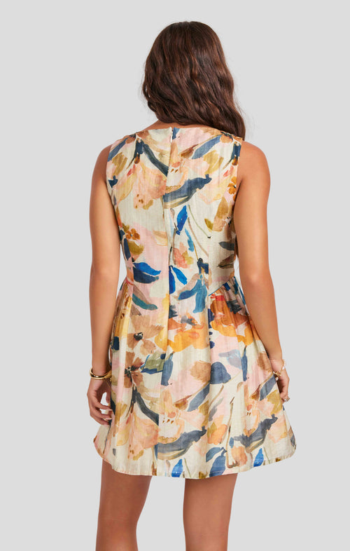 Mangrove Mini Dress in Multi - back crop view