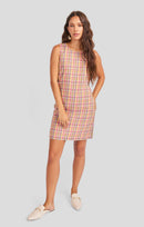 Beachside Leisure Dress in Multi - front view