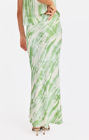 Tropical Storm Bias Skirt in Color - back crop view