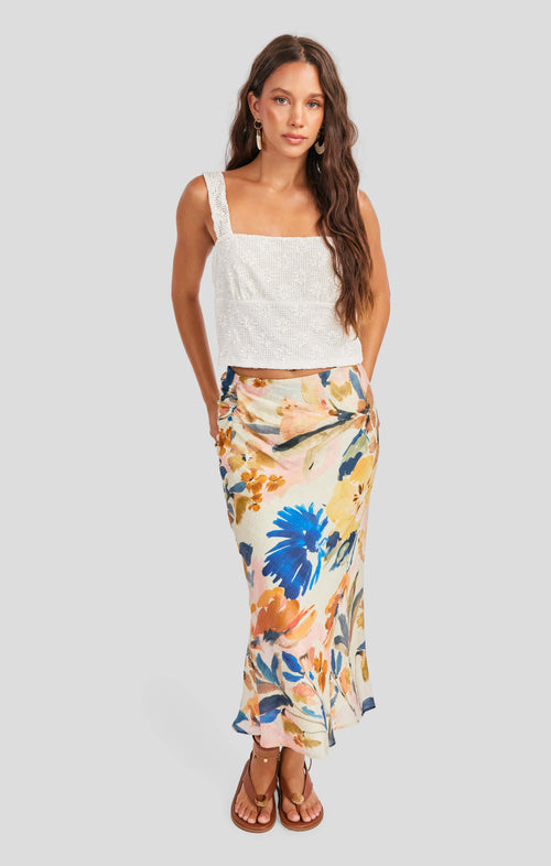 Mangrove Midi Skirt in Multi - front view