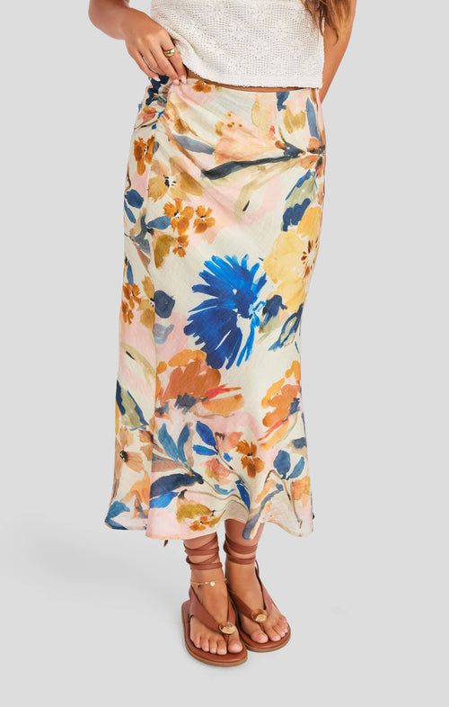 Mangrove Midi Skirt in Multi - front crop view