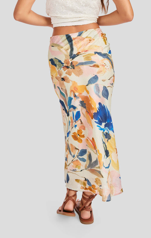 Mangrove Midi Skirt in Multi - back crop view