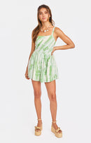 Tropical Storm Romper in Color - front view