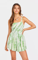 Tropical Storm Romper in Color - front crop view