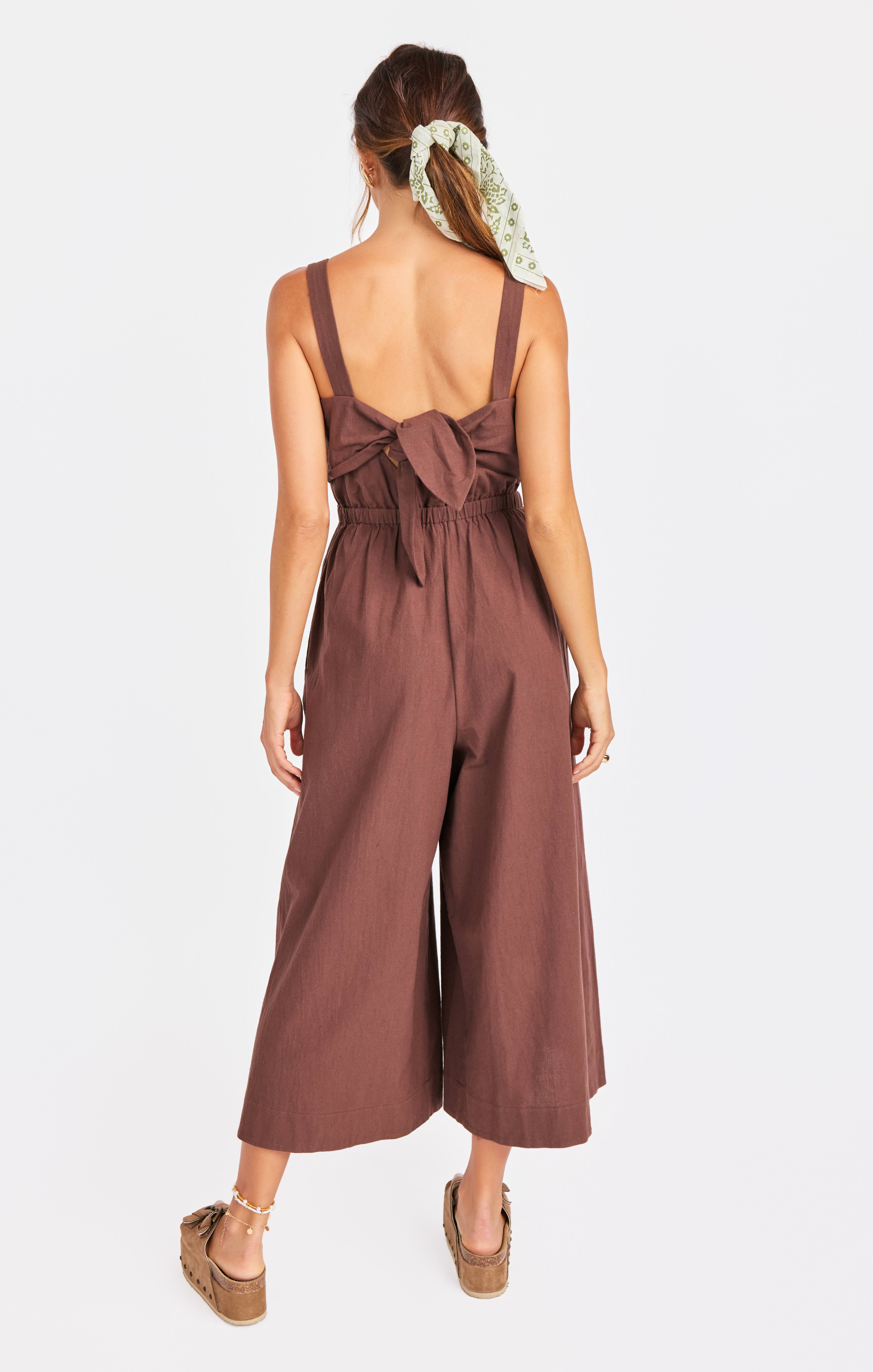 Myka Jumpsuit in Color - back view