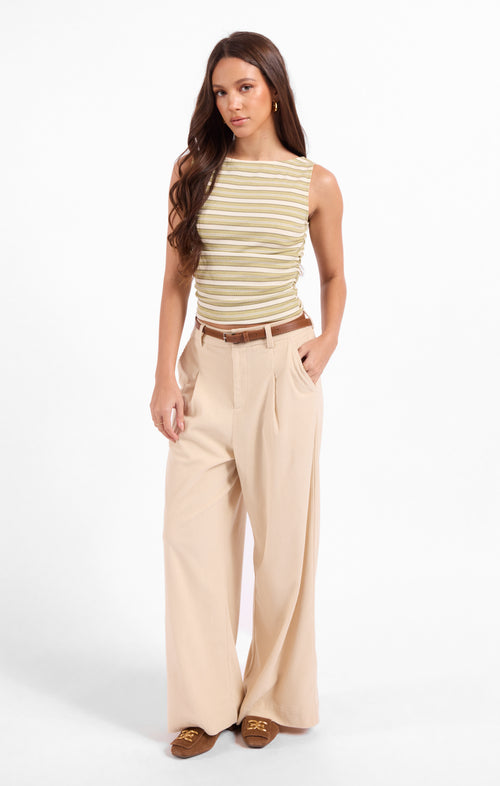 Grassland Knit Top in Fern Multi - front view