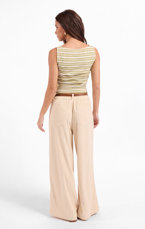 Grassland Knit Top in Fern Multi - back view