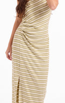 Grassland Dress in Fern Multi - detail view