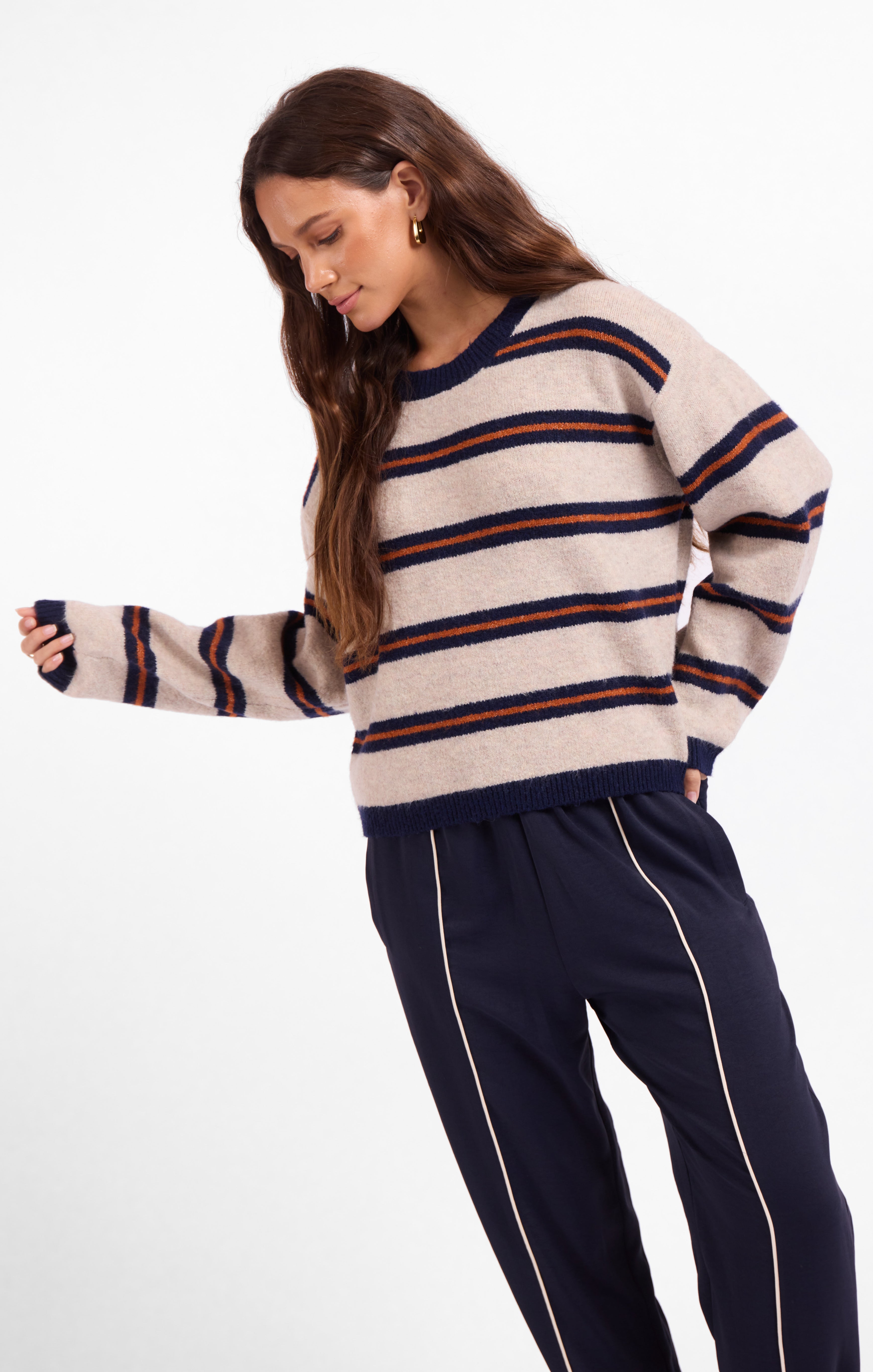 Hudson Stripe Sweaters