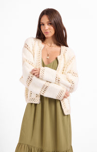 Fluffy Clouds Zip Sweater