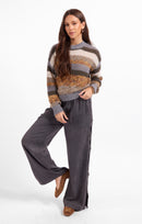 Daffodil Stripe Sweater in Multi - front view