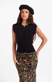 Dollhouse Button Front Sweater