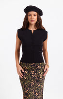 Dollhouse Button Front Sweater