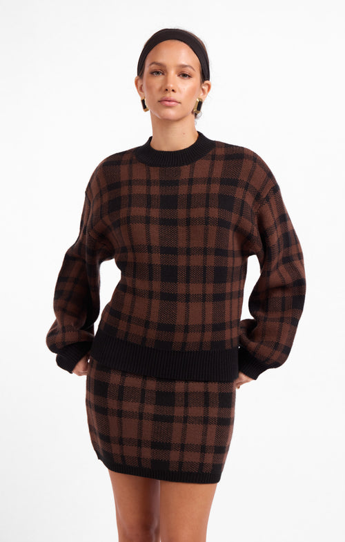 Cameron Plaid Sweater