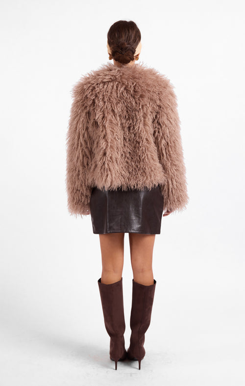 Deep Woods Fur Jacket