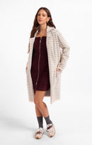 Marceau Houndstooth Coat