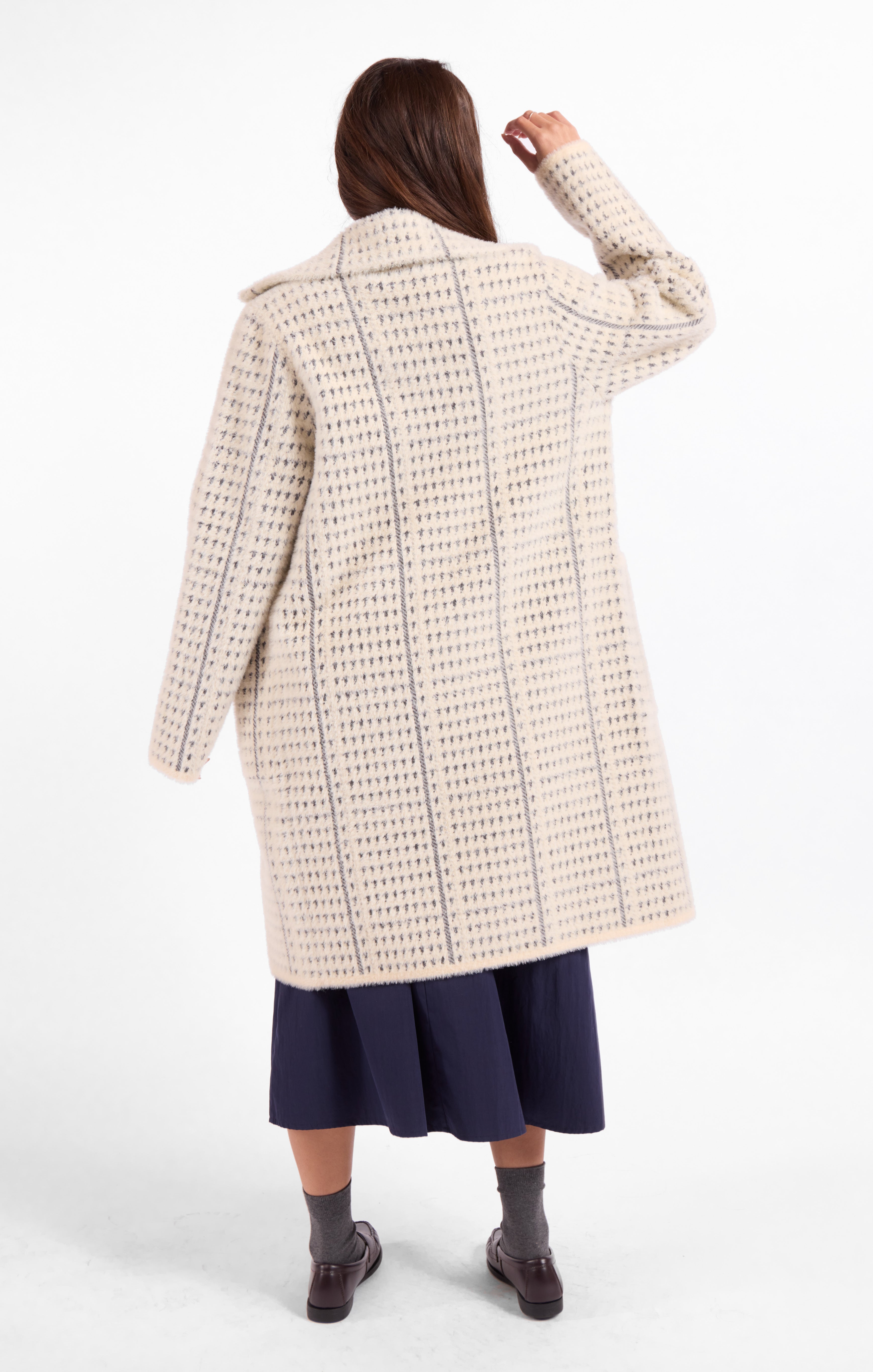 Marceau Houndstooth Coat