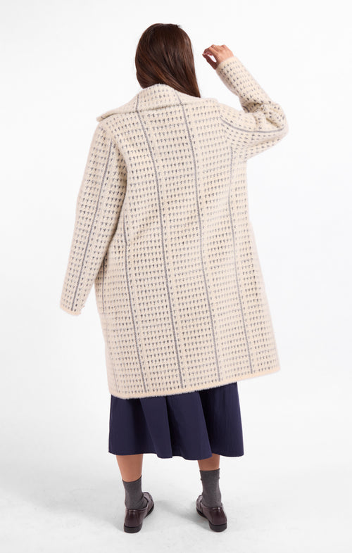 Marceau Houndstooth Coat