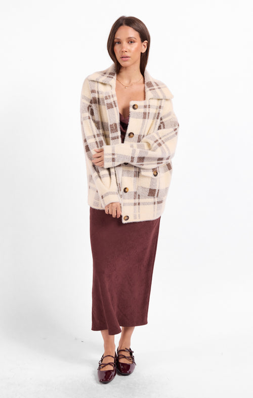 Lola Plaid Coat