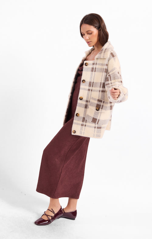 Lola Plaid Coat