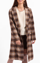 Columbia Plaid Coat