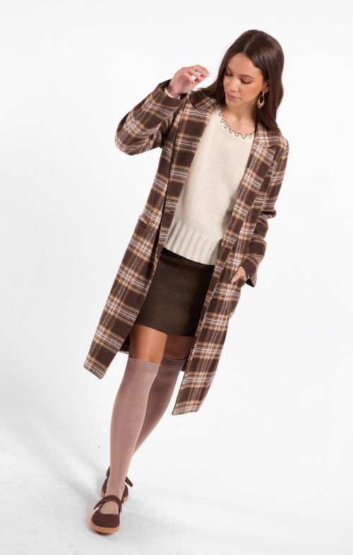 Columbia Plaid Coat