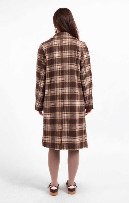 Columbia Plaid Coat