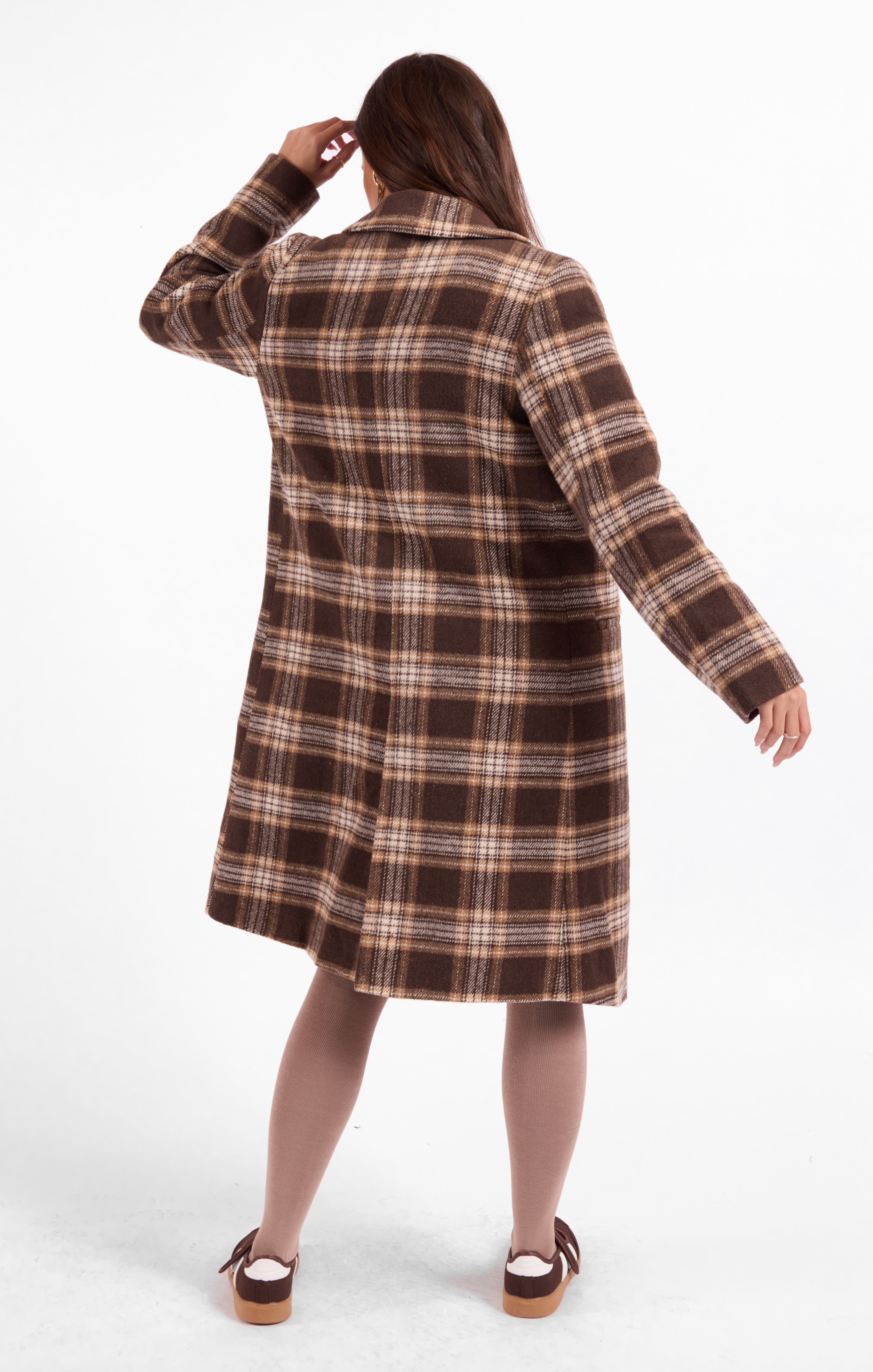 Columbia Plaid Coat