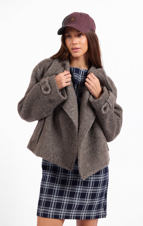 Boston Oversized Collar Jacket