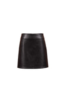 Academy Vegan Leather Mini Skirt