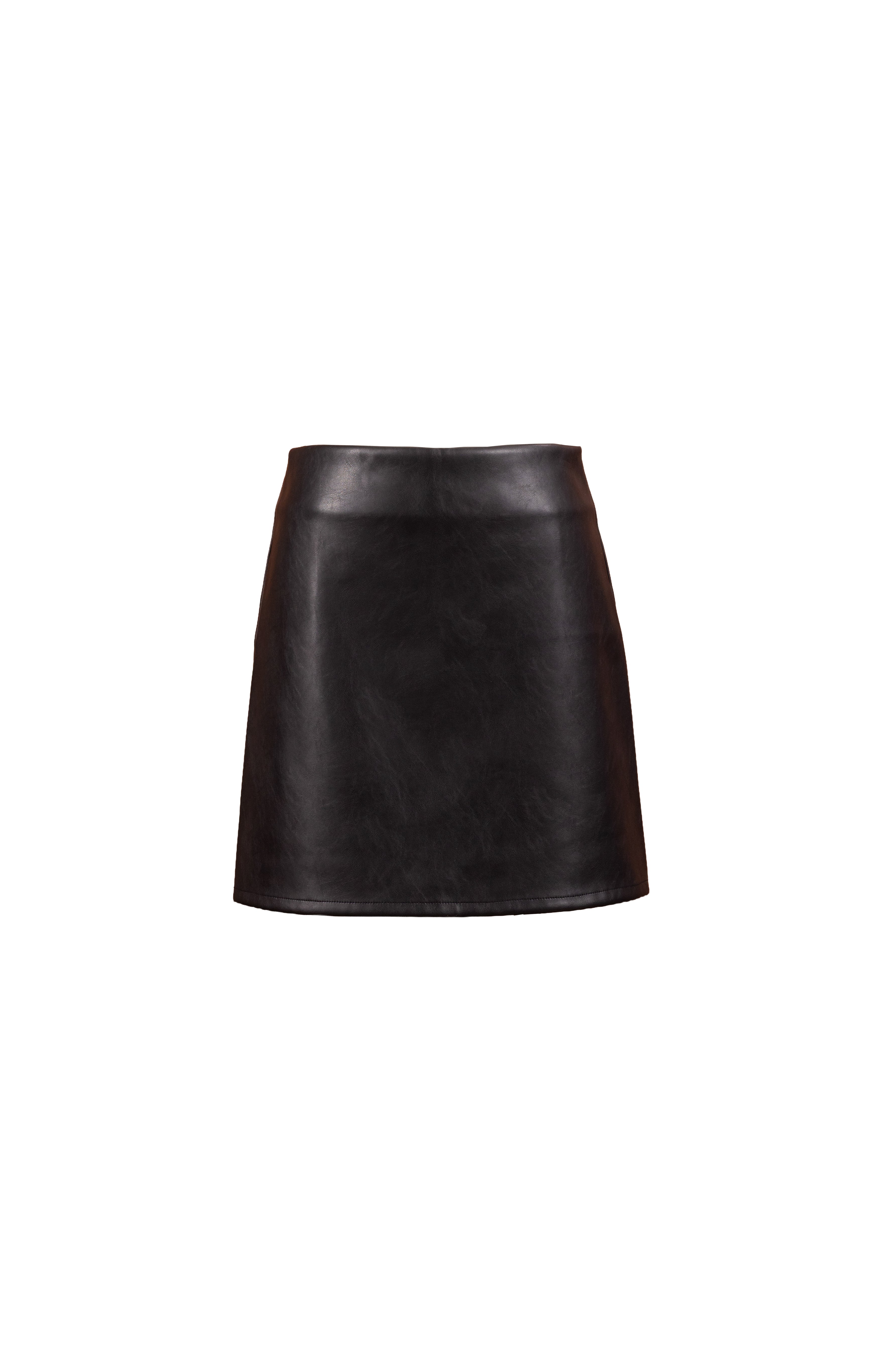 Academy Vegan Leather Mini Skirt